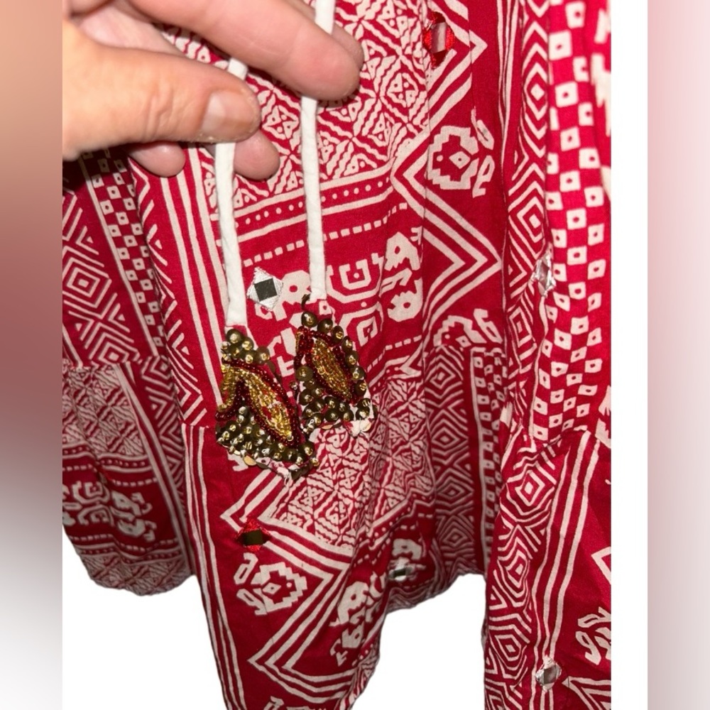 ✌🏻COACHELLA FESTIVAL VIBES!! TWENTY-ONE GORGEOUS FLOWING SEQUINED BOHO SKIRT - Picture 9 of 15